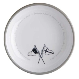 Тарелки суповые нескользящие Marine Business Welcome on board 18см 6шт (27002, 10260841)